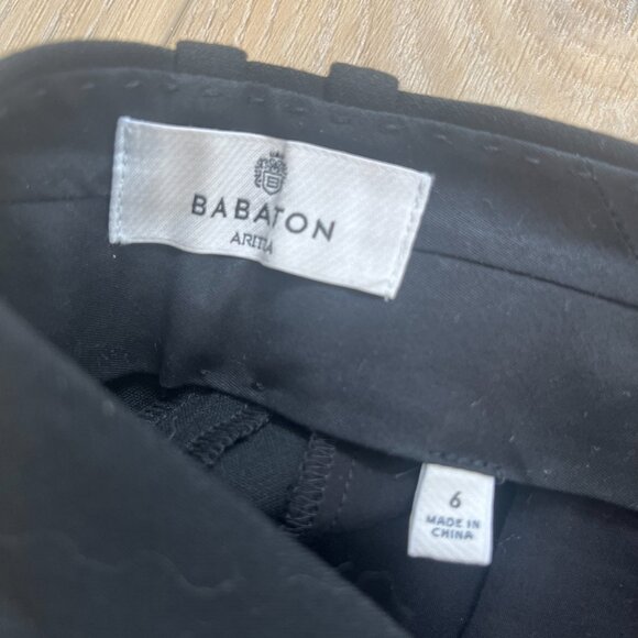 Babaton Pleated Pant Black size 6 - Picture 5 of 7